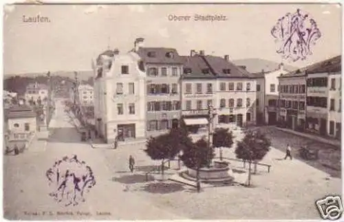 19348 Ak Laufen oberer Stadtplatz 1907