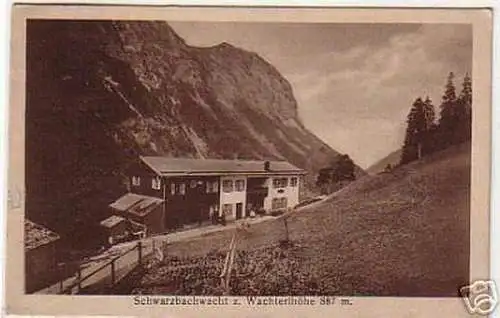 10719 Ak Schwarzbachwacht z. Wachterlhöhe 1925