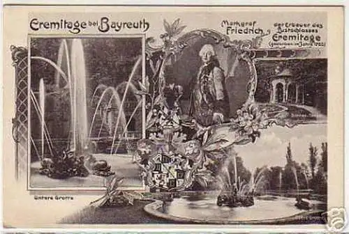 10369 Ak Eremitage bei Bayreuth um 1910