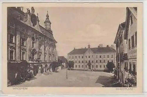 43346 Ak Windsheim Marktplatz um 1930