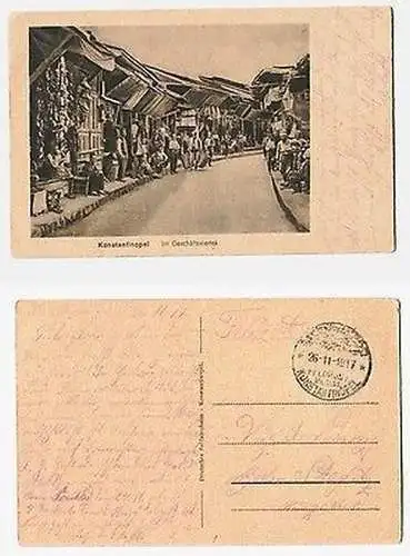 66754 Ak mit Feldpoststempel Türkei Feldpost Militär Mission Konstantinopel 1917