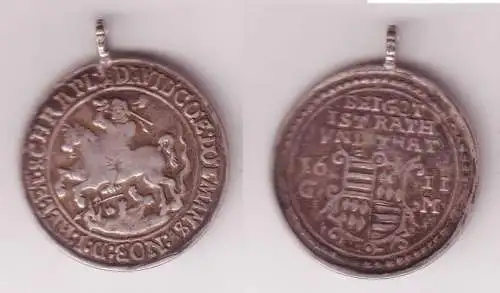 1/3 Taler Silber Muenze Mansfeld eigentliche Hinterort 1611 G M (105099)