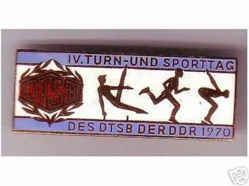 rares DDR Sport Abzeichen Sporttag des DTSB 1970
