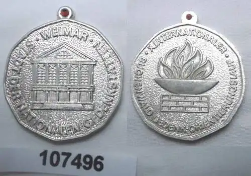 DDR Medaille Weimar X. int. Gedenkorientierungslauf Buchenwald um 1970