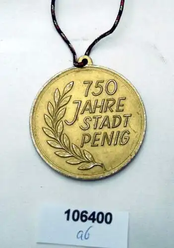 DDR Medaille 750 Jahre Stadt Penig 1227-1977