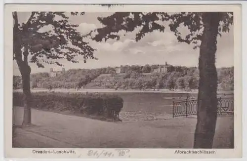 96360 Ak Dresden Loschwitz Albrechtsschlösser 1930