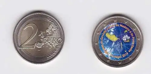 2 Euro Gedenkmünze Portugal 600 Jahre Entdeckung Madeira 2019 Stgl. (166495)