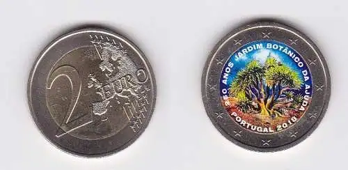 2 Euro Farb Gedenkmünze Portugal 2018 Botanischer Garten Stgl. (166609)