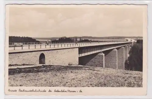 906728 Ak größte Reichsautobahnbrücke bei Siebenlehn/Nossen 1935