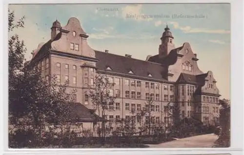 904532 Ak Chemnitz - Realprogymnasium (Reformschule) 1912