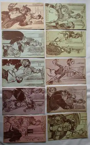 905788/10 Humor Ak Belgien "Männeken Piss" um 1920