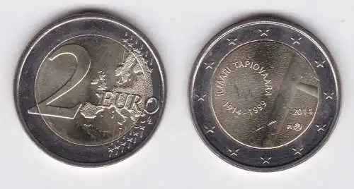 2 Euro Bi-Metall Münze Finnland 2014 100. Geburtstag Ilmari Tapiovaara (137620)