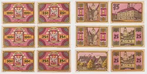 6 Banknoten Notgeld Kaufmännischer Verein Oels ohne Jahr (137765)