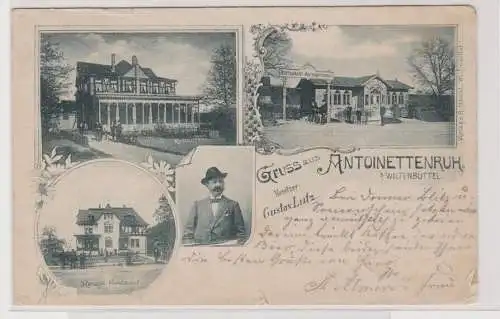 99631 Mehrbild Ak Gruss aus Antoinettenruh b. Wolfenbüttel 1899