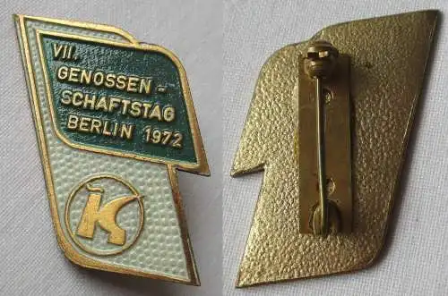 DDR Abzeichen VII. Konsumgenossenschaftstag Berlin 1972 (149433)