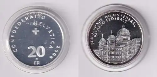 20 Franken Münze Schweiz Bundeshaus 2006 UNC (102755)