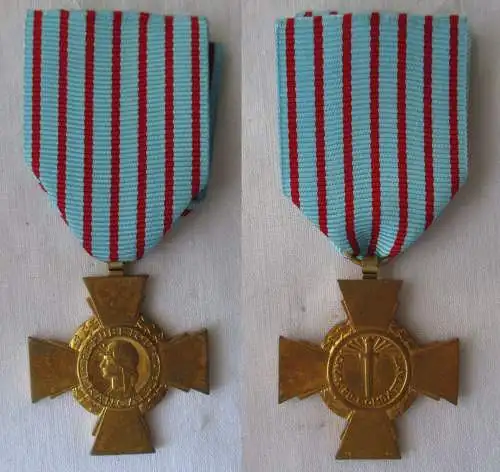 Frankreich Orden Medaille Croix du Combattant Kämpferkreuz (163853)