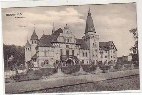 32262 Ak Bernburg Kurhaus 1909