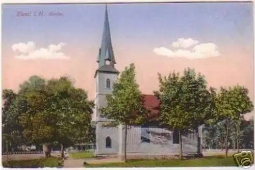 18122 Ak Elend im Harz Kirche um 1910