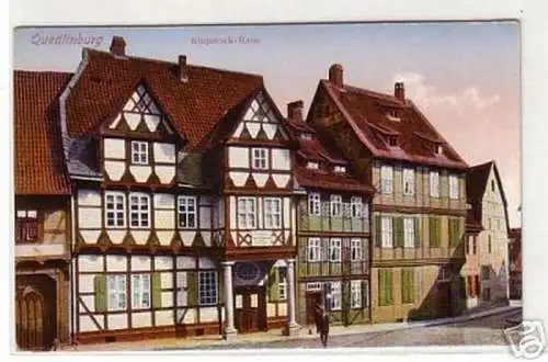 08734 Ak Quedlinburg Klopstock Haus um 1920