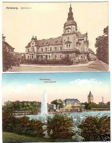 14963/2 Ak Merseburg Ständehaus usw. um 1910