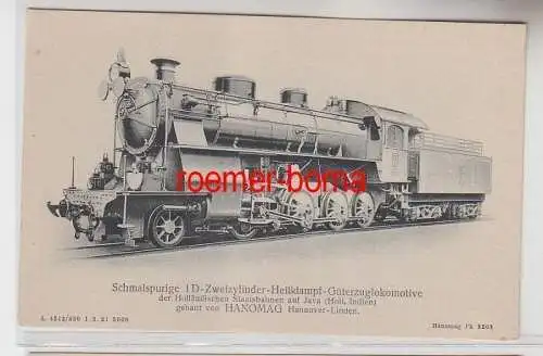 71354 Ak Hanomag Dampf Lokomotive Der holländischen Staatsbahnen auf Jawa