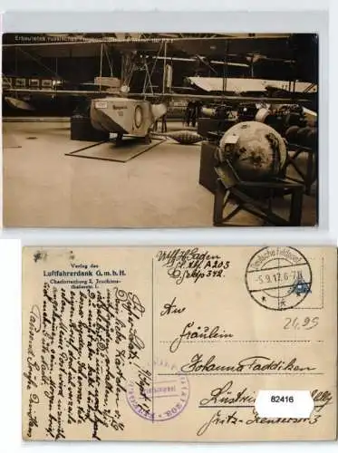 82416 Feldpost Ak erbeutetes russisches Flugboot 1917