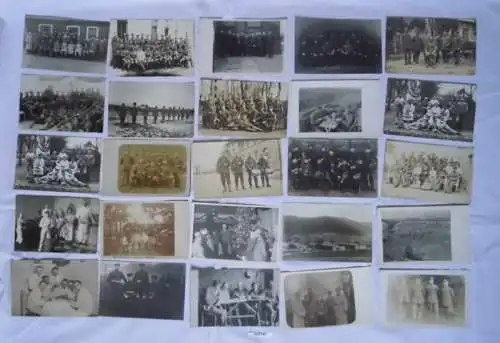 100 meist Foto Ansichtskarten Militaer Soldaten 1. Weltkrieg (107757)