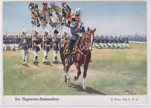 96816 Ak Garde Grandier Regiment 2. GK. 'Der Regimentskommandeur' um 1930