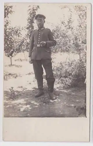 84802 Foto Ak Soldat der Feldfliegerabteilung 34 Mazedonien um 1915