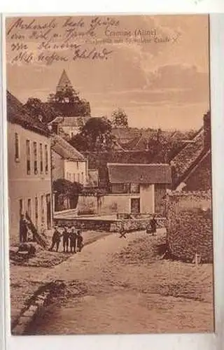 54656 Feldpost Ak Craonne Aisne Straßenbild mit öffentlicher Tränke 1915