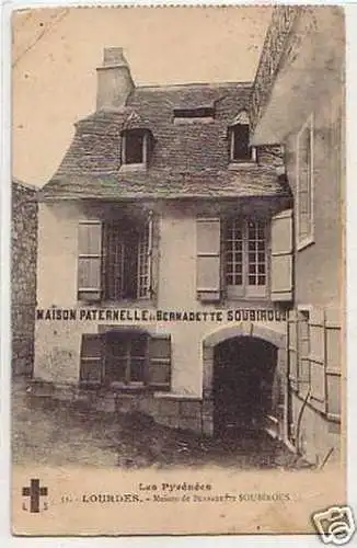 21369 Ak Lourdes les Pyrénées Maison de Bernadette 1911