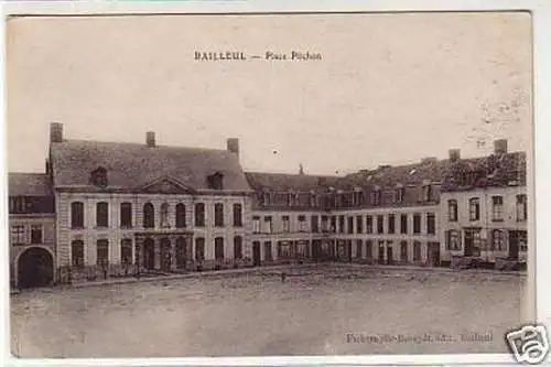 20971 Ak Bailleul Frankreich Place Plichon um 1920