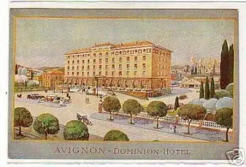 00025 Ak Frankreich Dominion Hotel Avignon um 1930