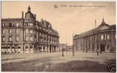 12524 Ak Calais le Grand Hotel la Poste et le Telegraph