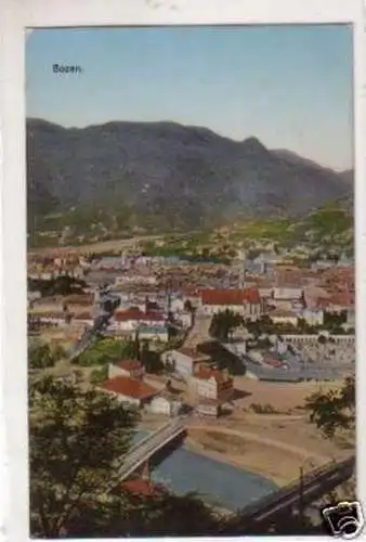 30736 Ak Bozen Totalansicht 1915