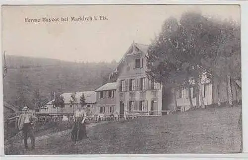 50293 Feldpost Ak Ferme Haycot bei Markirch im Elsass 1915