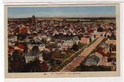 55339 Ak Selestat im Elsass Vue Générale um 1915