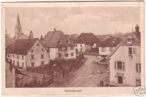 18944 Ak Heimsbrunn Oberelsaß Ortsansicht um 1915