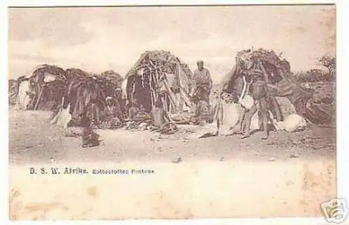 12314 Ak Deutsch Südwest Afrika Hottentotten Pontoks