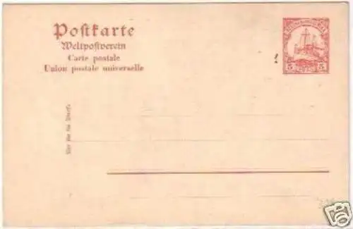 27397 Ganzsachen Karte Kolonie Deutsch Ostafrika um1910