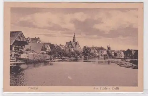 04872 Ak Emden am Faldern Delft um 1920