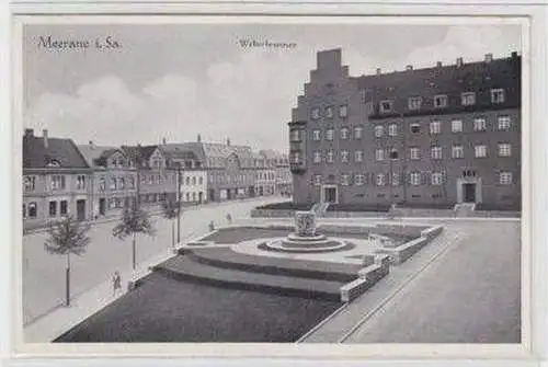 49337 Ak Meerane i. Sa. Weberbrunnen 1935