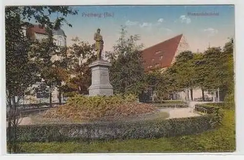 50996 Ak Freiberg in Sachsen Bismarckdenkmal um 1920