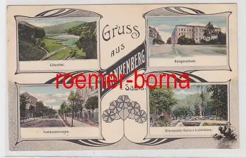 75425 Mehrbild Ak Gruss aus Frankenberg i. Sachs. Humboldtstrasse usw. 1905