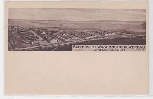 79124 Ak Werdau sächsische Waggonfabrik AG 1898-1923