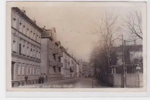 76372 Foto Ak Markkleeberg Strassenansicht 1938