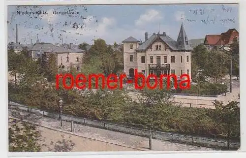 73486 Ak Niedersedlitz Gartenstraße 1920