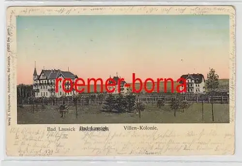 74158 Feldpost Ak Bad Lausick Villen Kolonie 1915