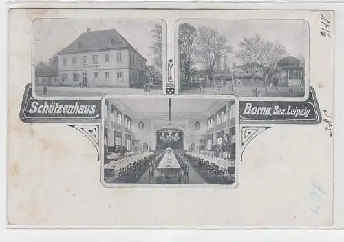 72984 Mehrbild Ak Schützenhaus Borna Bezirk Leipzig 1915